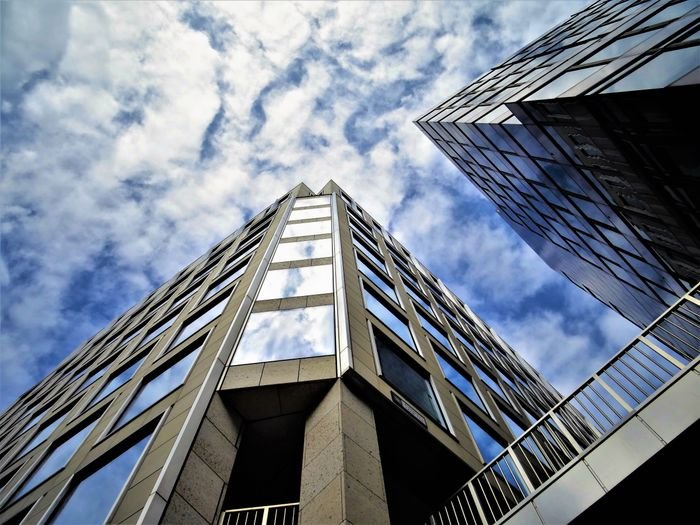 Modern office building facade
